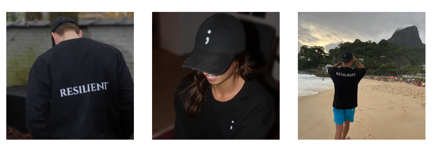 Resillient Apparel voor Houd Moed