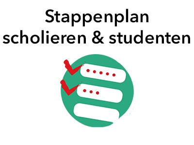 Stappenplan scholieren en studenten