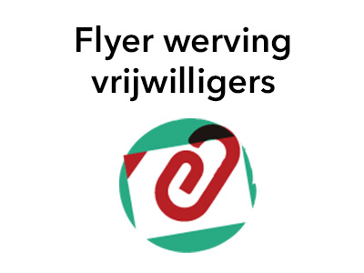 Flyer werving vrijwilligers