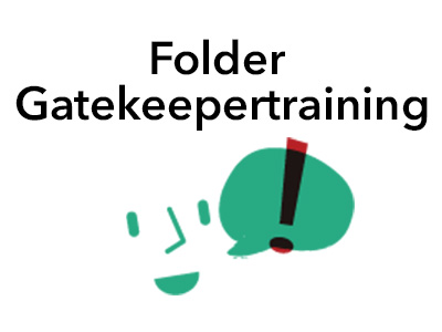 Folder suïcidepreventietraining gatekeepers