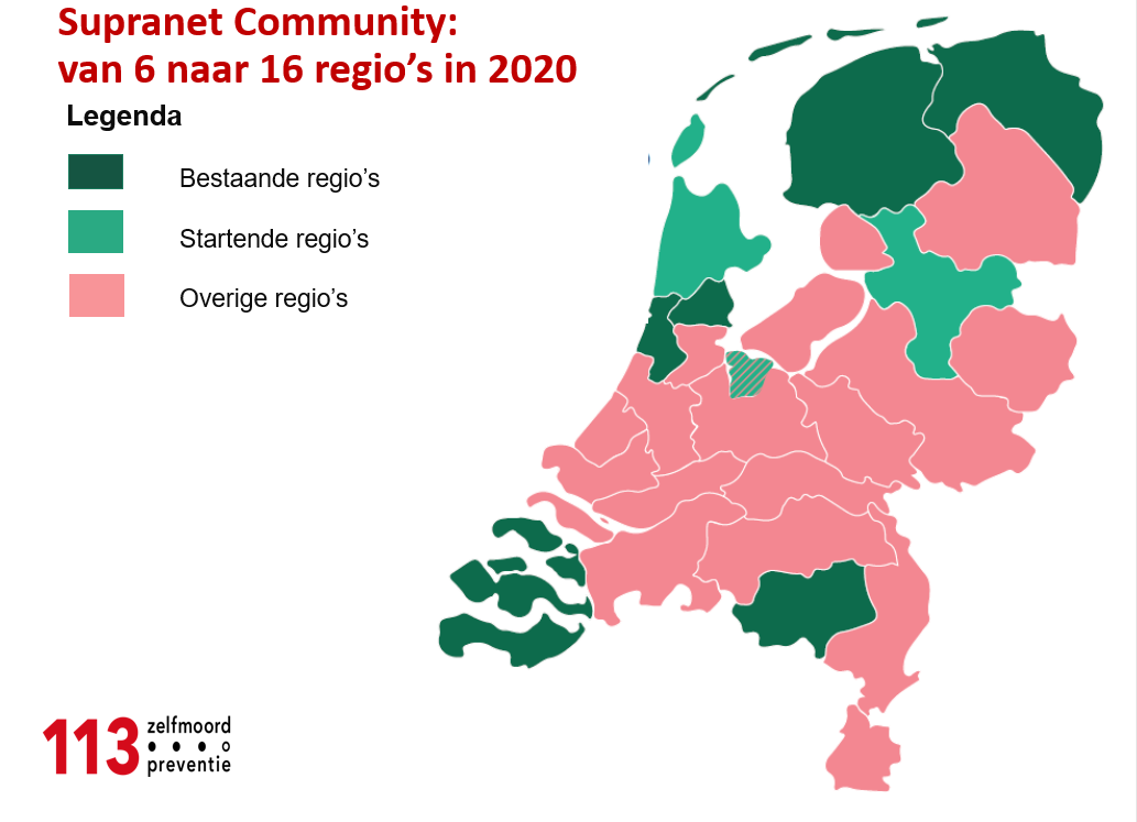 overzicht regio's