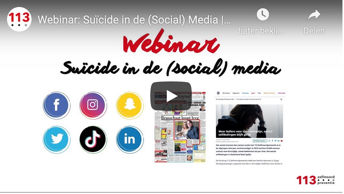 suicide in de social media