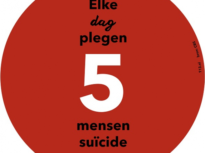 Elke dag plegen 5 mensen zelfmoord