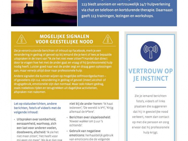 Brochure Help een vriend in nood