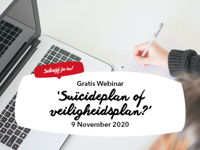 Gratis webinar ‘Suïcideplan of veiligheidsplan?’