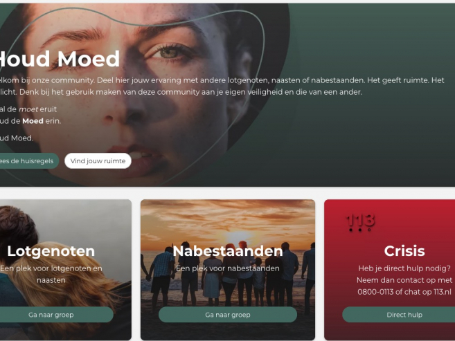 houd moed zelfdoding nabestaanden community platform zelfmoord suïcide