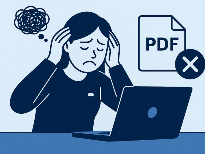 pdf werkt niet